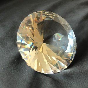 Swarovski Crystal Figurine Diamond Paperweight